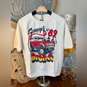 Woman’s Raglan Short Sleeve “Bronco Summer of 89” Sweatshirt